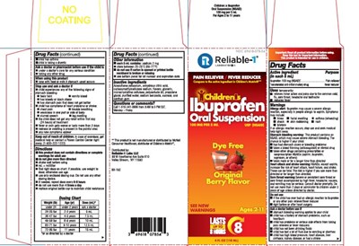 Carton Label - Childrens IBP Oral Suspension 4oz
